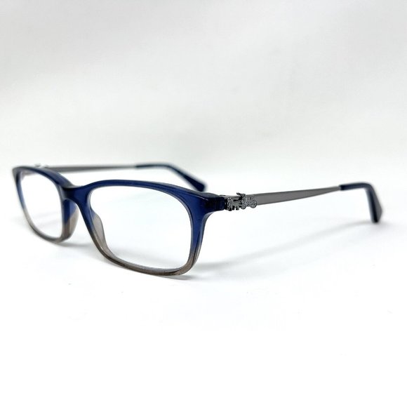 COACH Eyeglasses HC 6110 5489 Denim Glitter Gradient Frames 50 [] 16 140 - Picture 1 of 10
